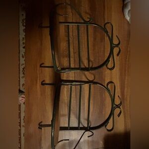 Super Sweet Green Wall Decor Display Shelves with hooks